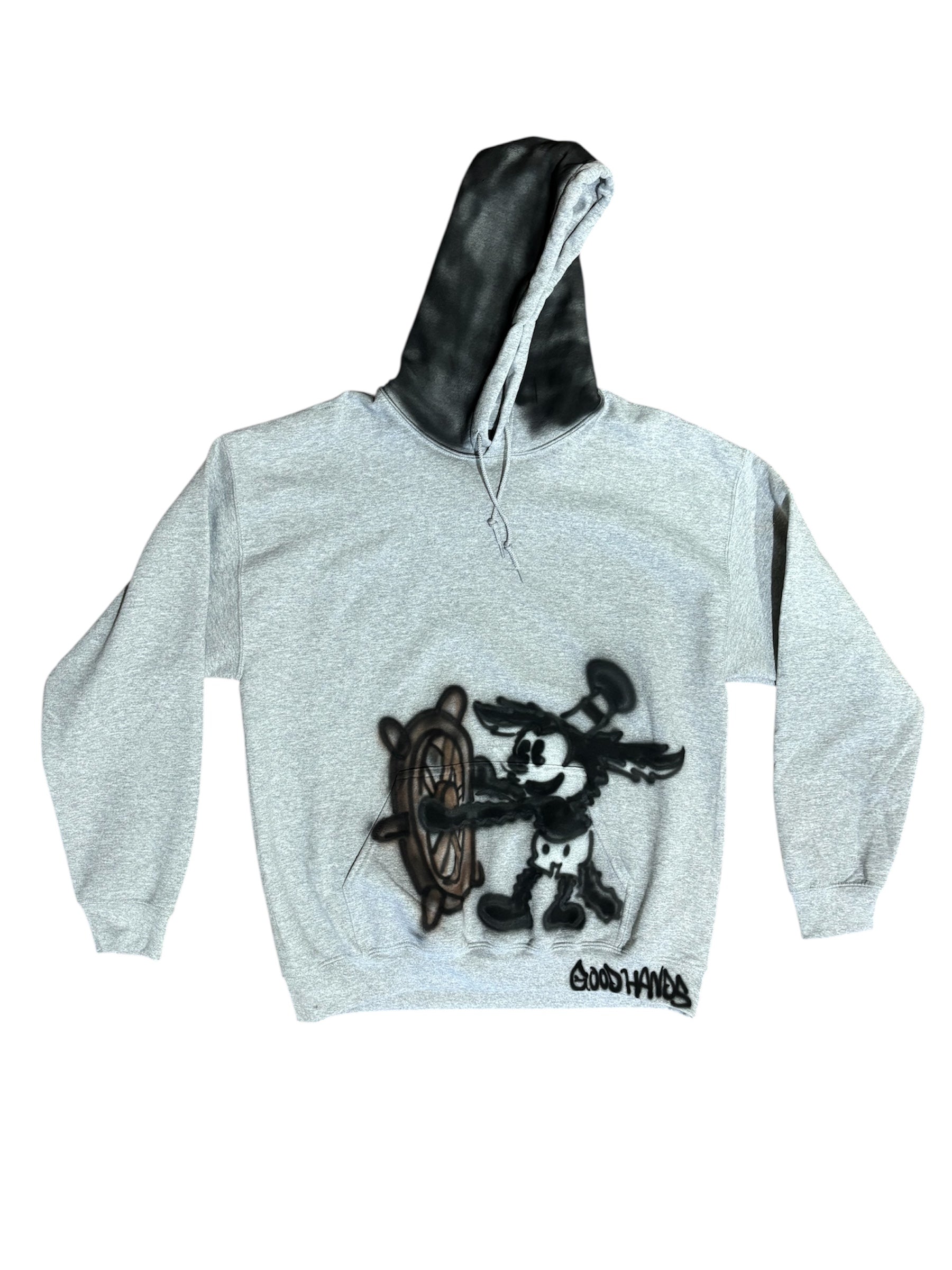 Kat Steering The Boat Hoodie L